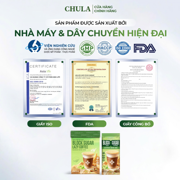 Combo 3 hộp Cà phê 80 calo dành cho người ăn kiêng Chula - 42 gói - Ảnh 5